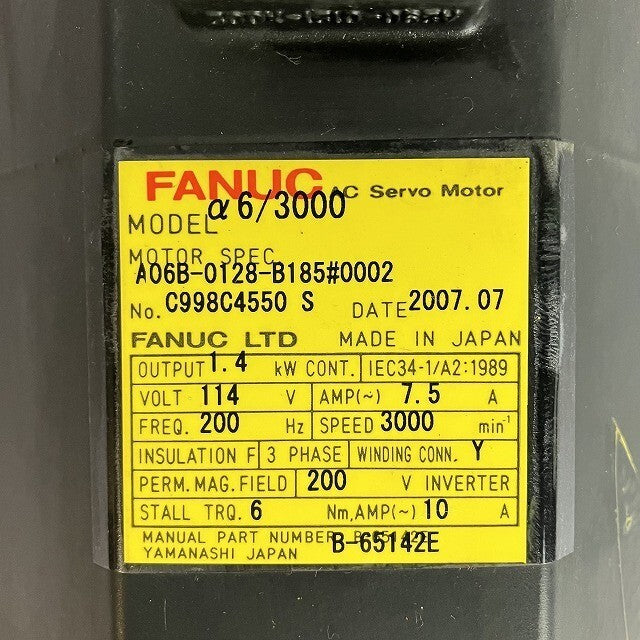 FANUC A06B-0128-B185 Servo Motor [q1146763168]
