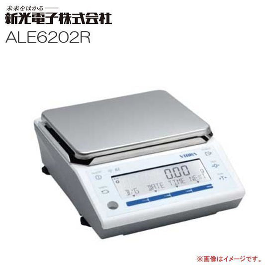 Shinko Denki ALE6202R Electronic Balance 6200g Semi-Automatic Span Adjustment Built-In Calibration Weight [f1175235163]