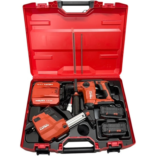 HILTI TE4-22 Rotary Hammer Drill with Dust Collection System and 2 Batteries [v1214673286]