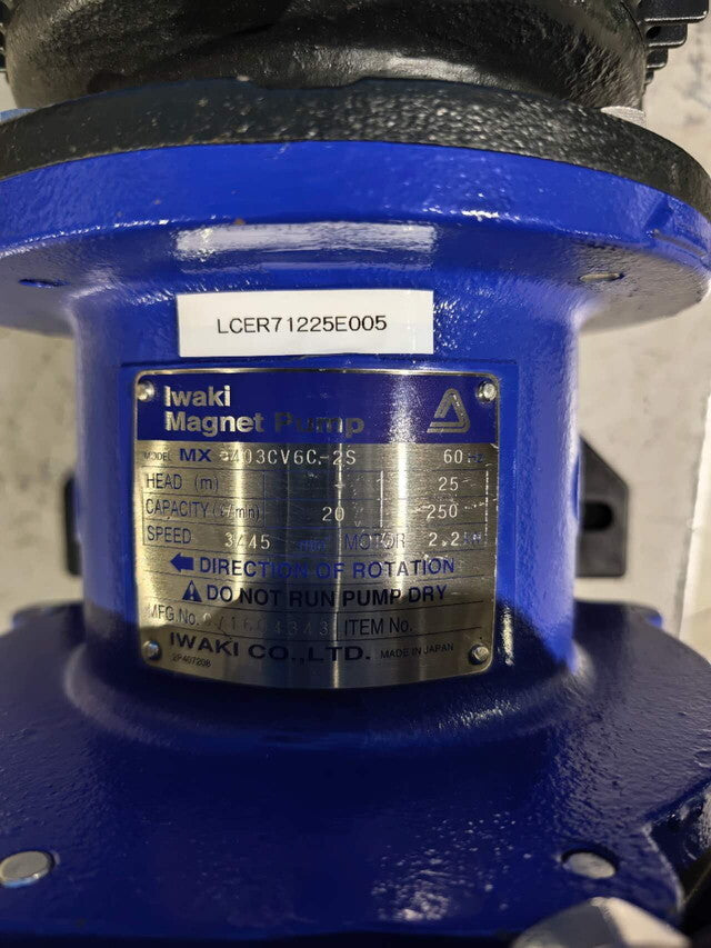 IWAKI MX-403CV6C-2S Magnet Pump TOSHIBA PREMIUM GOLD MOTOR [h1215659752]