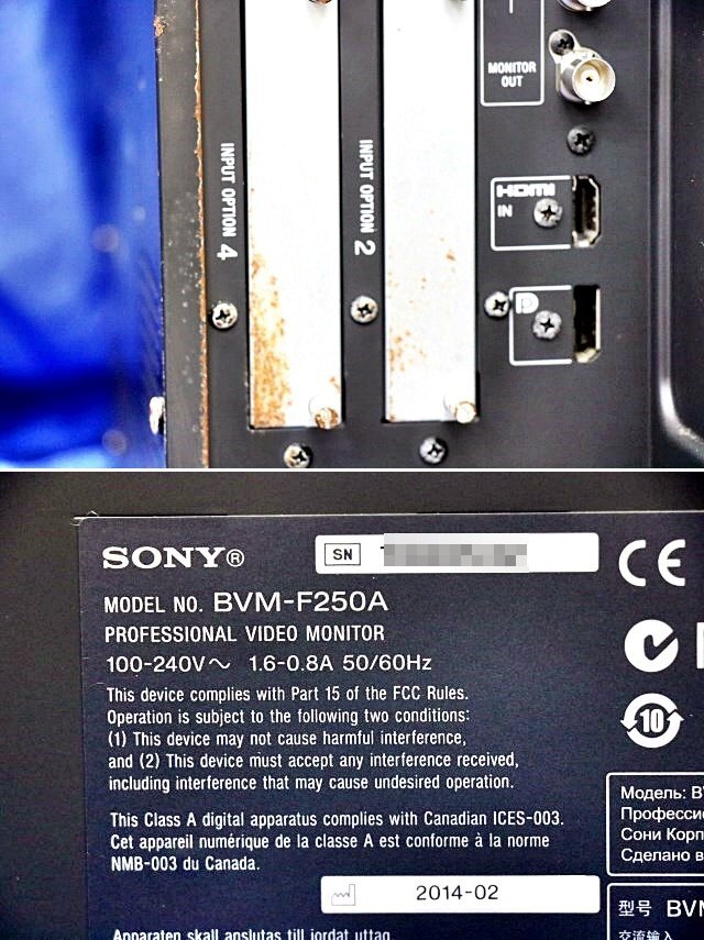 Sony BVM-F250A OLED Master Monitor 25-inch Full HD [p1198664827]