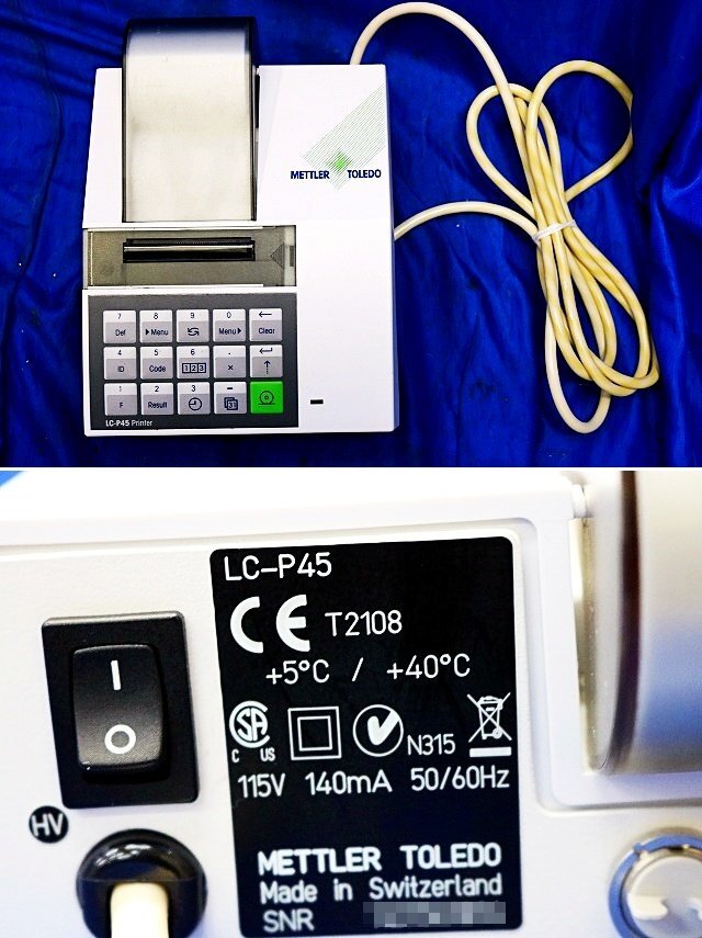 Mettler Toledo XP504 Analytical Balance 520g 0.1mg with Printer LC-P45 [h1243319337]