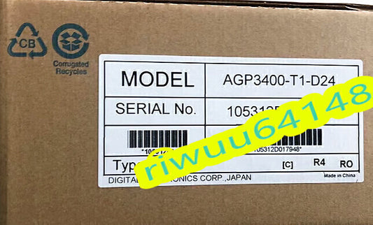 Proface AGP3400-T1-D24 Programmable Display Touch Panel [h1169299438]