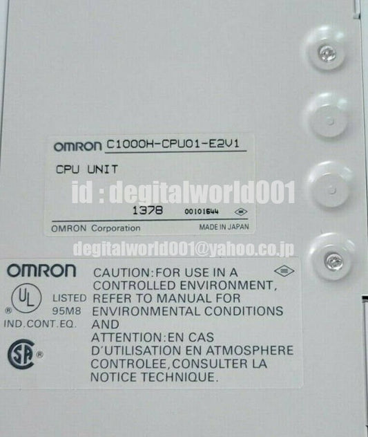 OMRON C1000H-CPU01-E2V1 Programmable Controller [u1097069269]