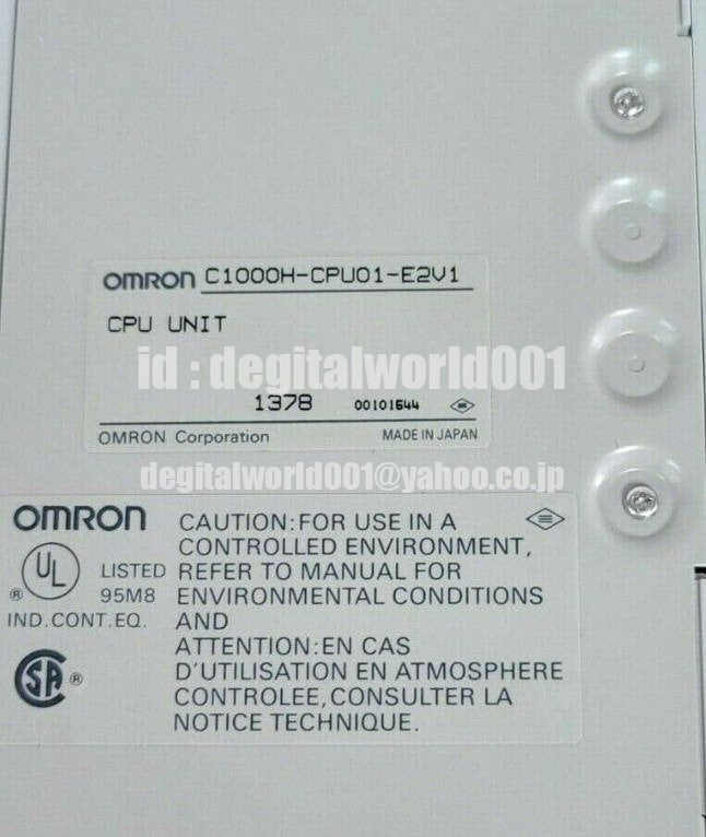 OMRON C1000H-CPU01-E2V1 Programmable Controller [u1097069269]