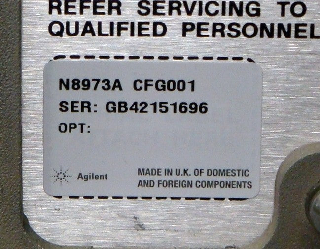 Agilent N8973A NFA Noise Figure Analyzer 3GHz [d430906100]