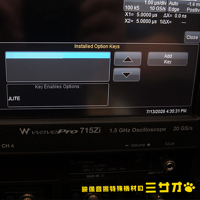 LeCroy WavePro 715Zi Digital Oscilloscope 1.5GHz 4ch 20GS/s [l1236958969]