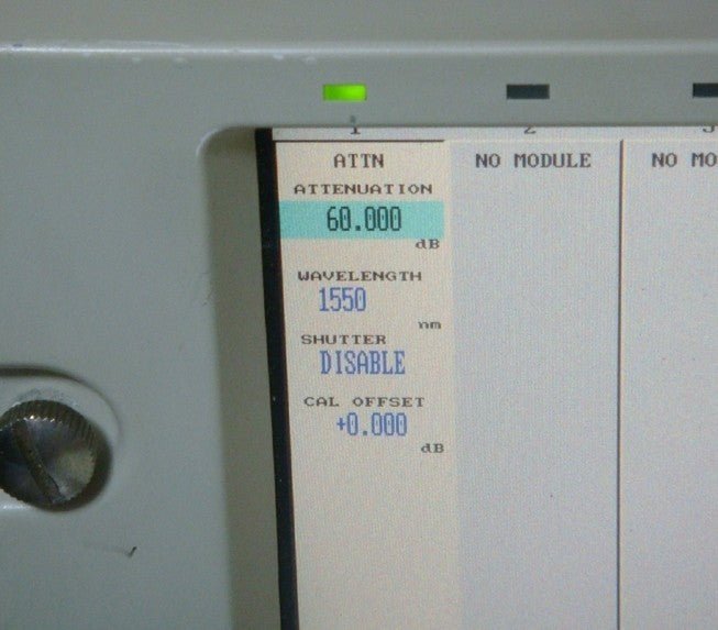 Ando AQ8201-33M Optical Attenuator Module 1480-1650nm [k455243809]