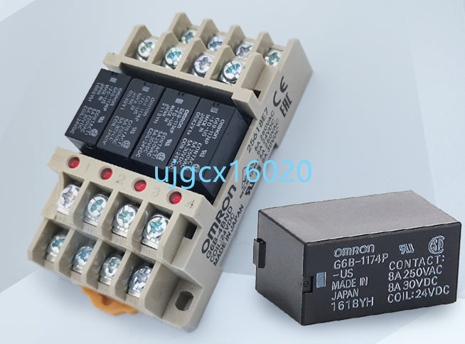 OMRON G6B-4BND Relay Terminal Set of 100 DC24V [q1051034432]
