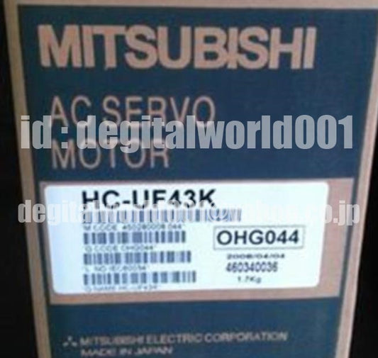 MITSUBISHI HC-UF43K Servo Motor [b1096936736]