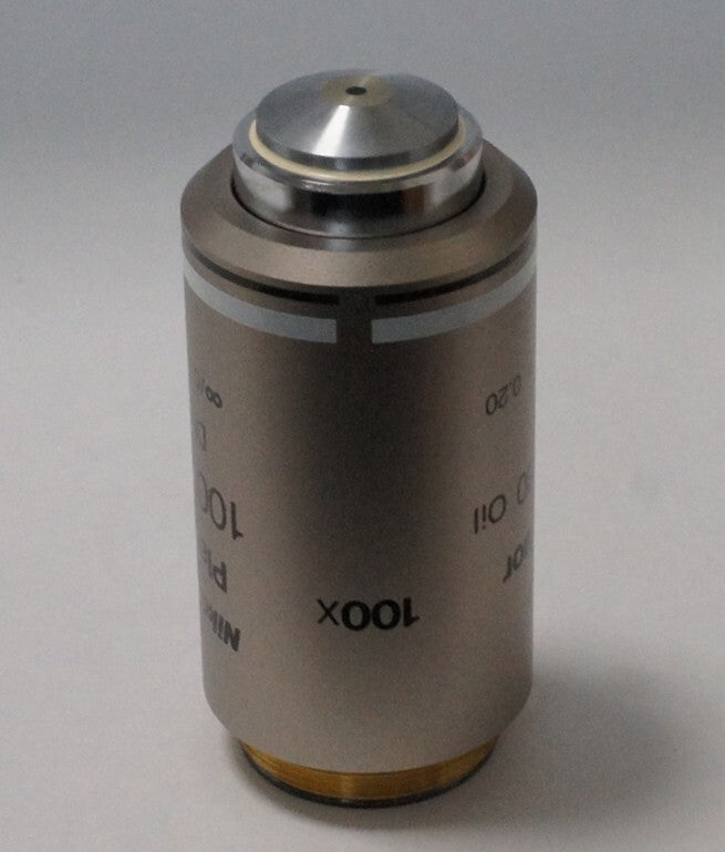 Nikon CFI Plan Fluor 100 Oil DIC H Objective Lens for Eclipse Microscope [h1226956446]