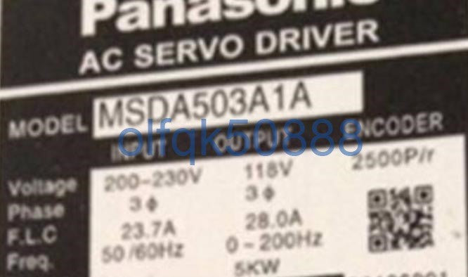Panasonic MSDA503A1A Servo Driver [t1100730651]