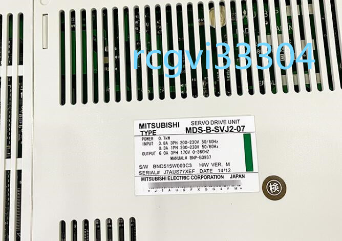 MITSUBISHI MDS-B-SVJ2-07 Servo Drive [v1020266455]