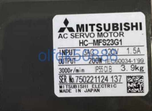 Mitsubishi HC-MFS23G1 Servo Motor [f1100734260]