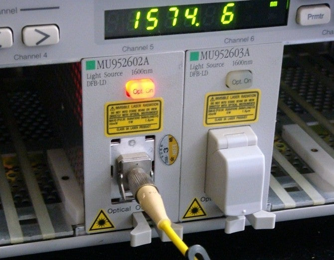 ANRITSU MU952602A Optical Source 1574.54nm 7dBm SM LD [j1048617897]