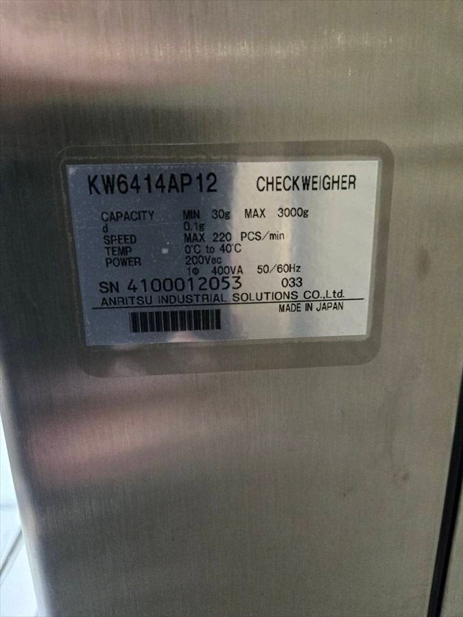 Anritsu KW6414AP12 Weight Checker 2003 Model [f1241453358]