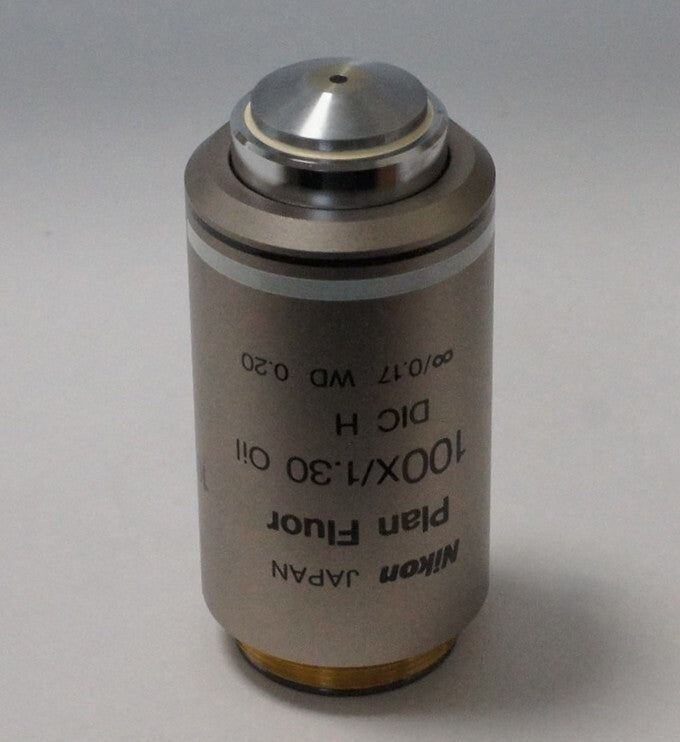 Nikon CFI Plan Fluor 100 Oil DIC H Objective Lens for Eclipse Microscope [h1226956446]