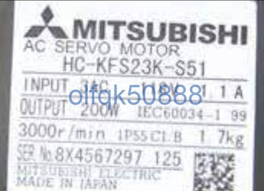 Mitsubishi HC-KFS23K-S51 Servo Motor [p1100748836]