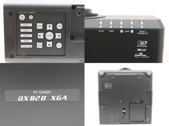 Panasonic PT-DX820JLB DLP Projector 8200lm with ET-DLE150 Lens [o1228114662]