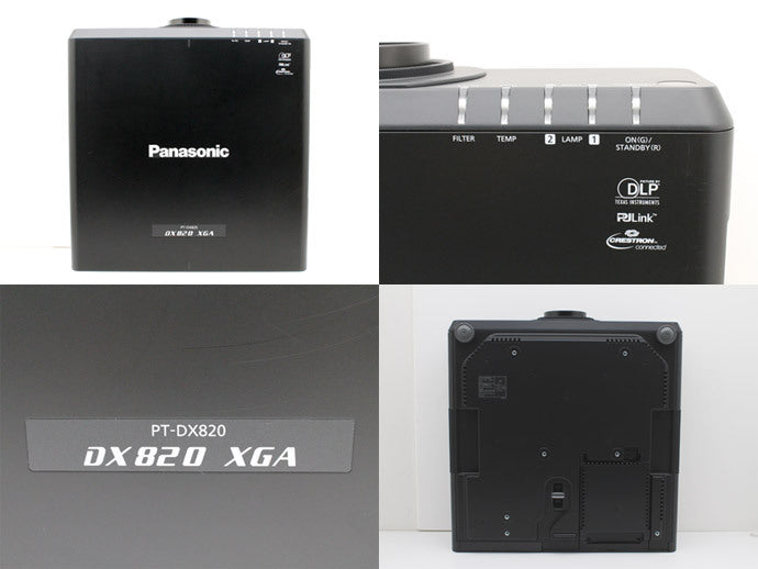 Panasonic PT-DX820JLB 1-Chip DLP Projector 8200lm with ET-DLE150 Lens [p1239636419]
