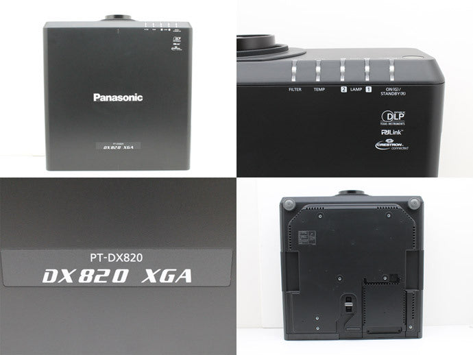Panasonic PT-DX820JLB 1-Chip DLP Projector 8200lm with ET-DLE150 Lens [l1239636283]