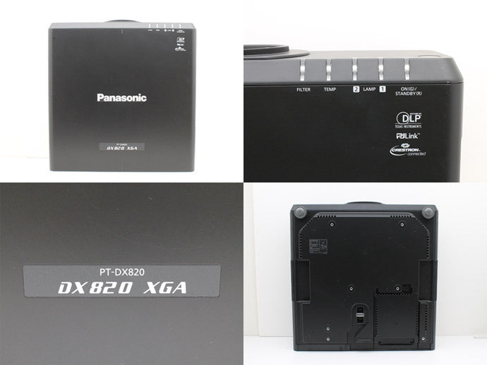 Panasonic PT-DX820JLB 1-Chip DLP Projector 8200lm with ET-DLE055 Lens [1239622293]