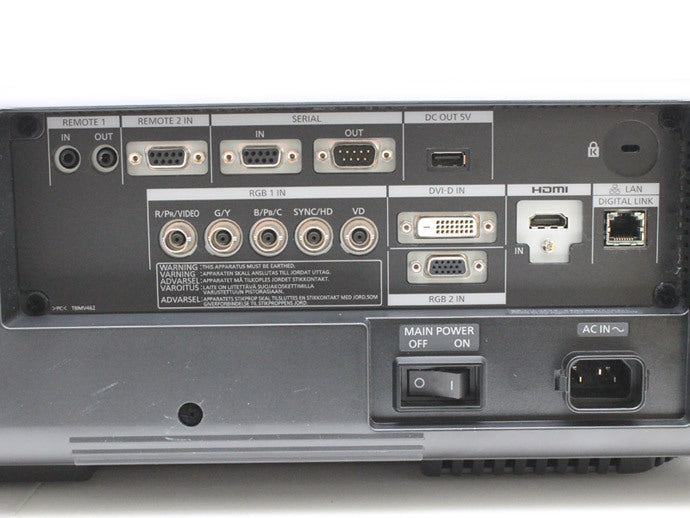 Panasonic PT-DX820JLB 1-Chip DLP Projector 8200lm with ET-DLE055 Lens [1239622293]