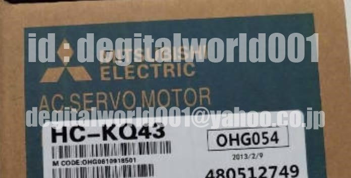 MITSUBISHI HC-KQ43 Servo Motor [p1096923339]