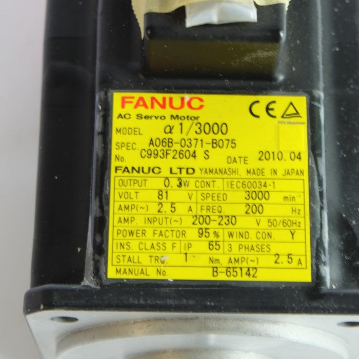 FANUC A06B-0371-B075 Motor [v1146898720]