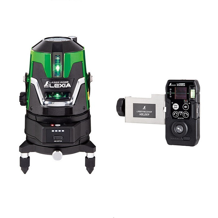 Shinwa Measurement 69741 Laser Robo LEXIA Green 51 Automatic Tracking Rotation Table Receiver Set [l1162467250]