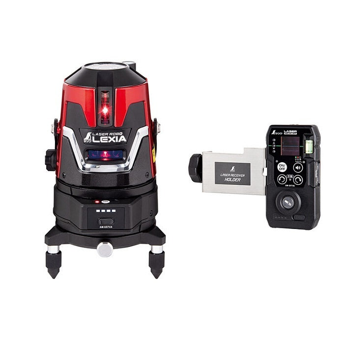 Shinwa Measurement 69740 Laser Robo LEXIA 51 Red Automatic Tracking Rotation Table Receiver Set Waist Cores [w1162459622]