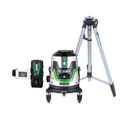 Shinwa Measurement 70856 Laser Robo LEXIA VIVID 51 Green Receiver and Tripod Set [w1168078274]