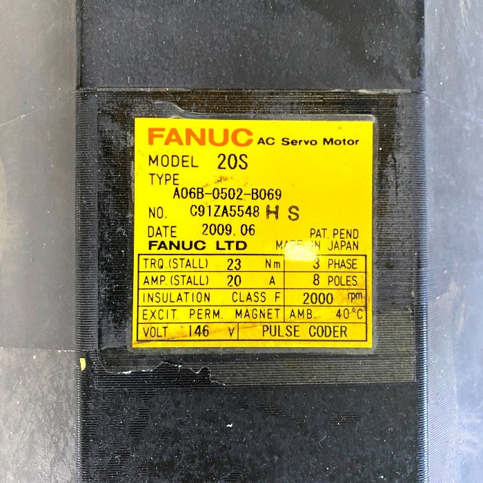 FANUC A06B-0502-B069 Servo Motor [n1168490883]