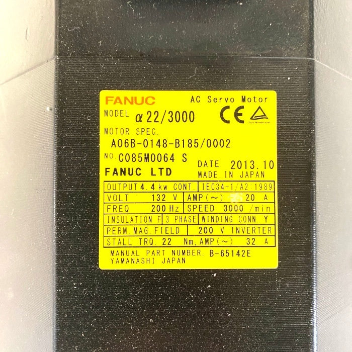 FANUC A06B-0148-B185 Servo Motor [w1170515628]