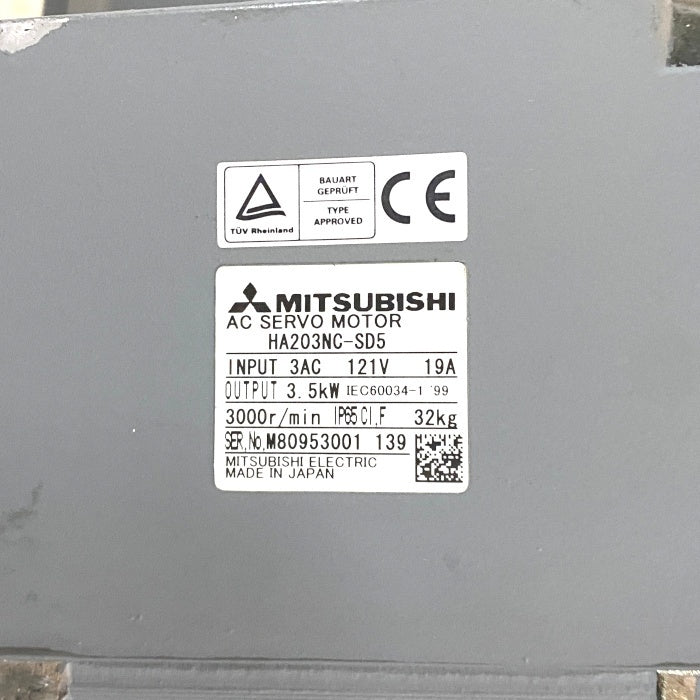 Mitsubishi Electric HA203NC-SD5 Servo Motor [s1170528822]