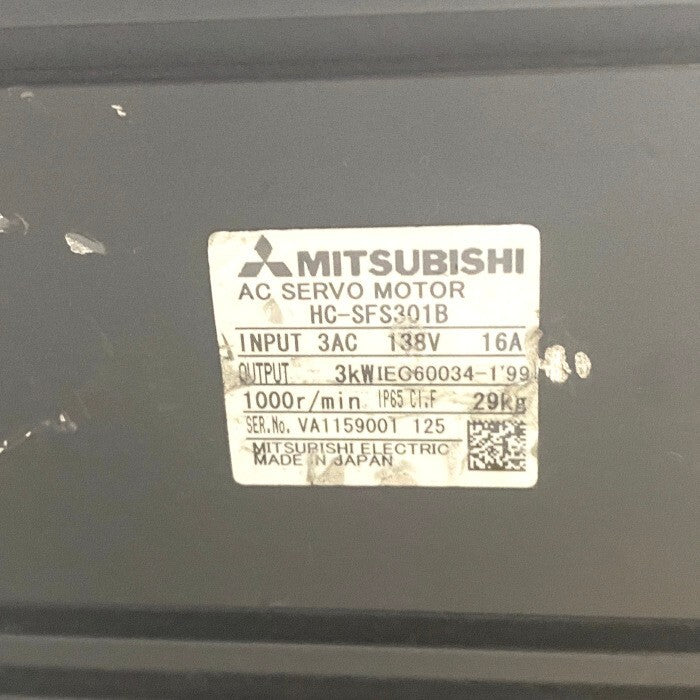 Mitsubishi Electric HC-SFS301B Servo Motor [e1177887607]