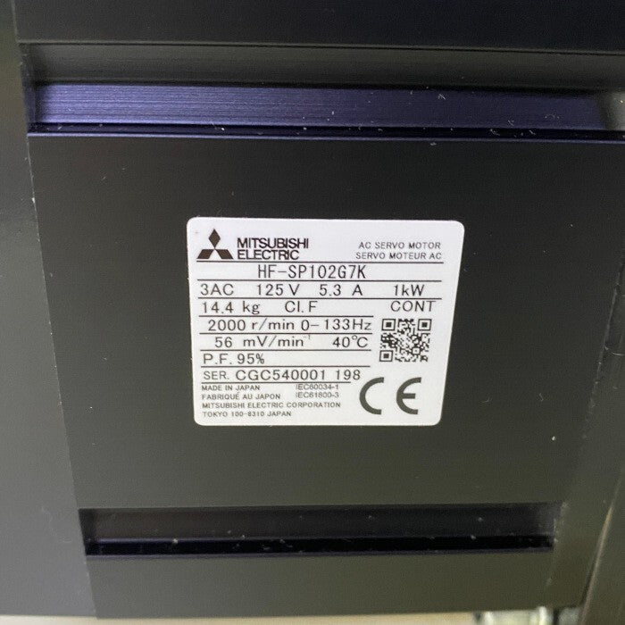 Mitsubishi Electric MELSERVO-J4 HF-SP102G7K Rotary Servo Motor [1184534246]