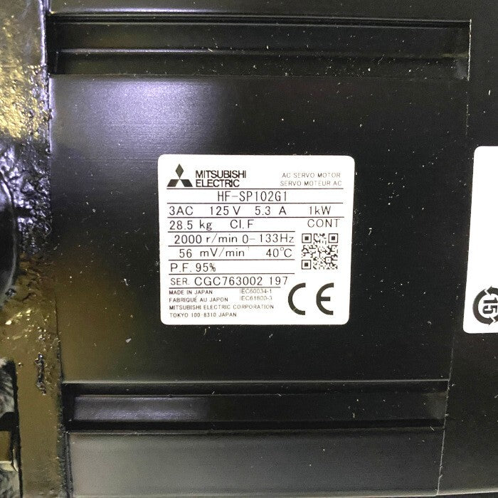 Mitsubishi Electric HF-SP102G1 Rotary Servo Motor [k1184542721]