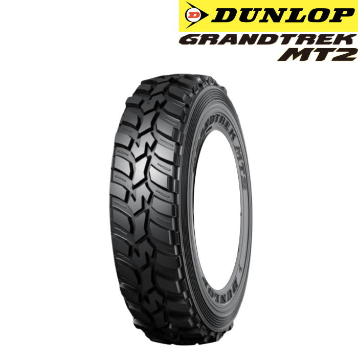 DUNLOP GRANDTREK MT2 LT285/75R16 Tires 116/113Q Wide Outline White Letter 4 Pieces [k1188527684]