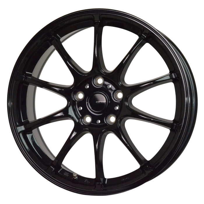 DUNLOP GRANDTREK AT5 OWL 205/70R15 96T G.Speed G-07 Metallic Black 15 inch 6J+43 5H-114.3 Summer Set of 4 [w1202502176]