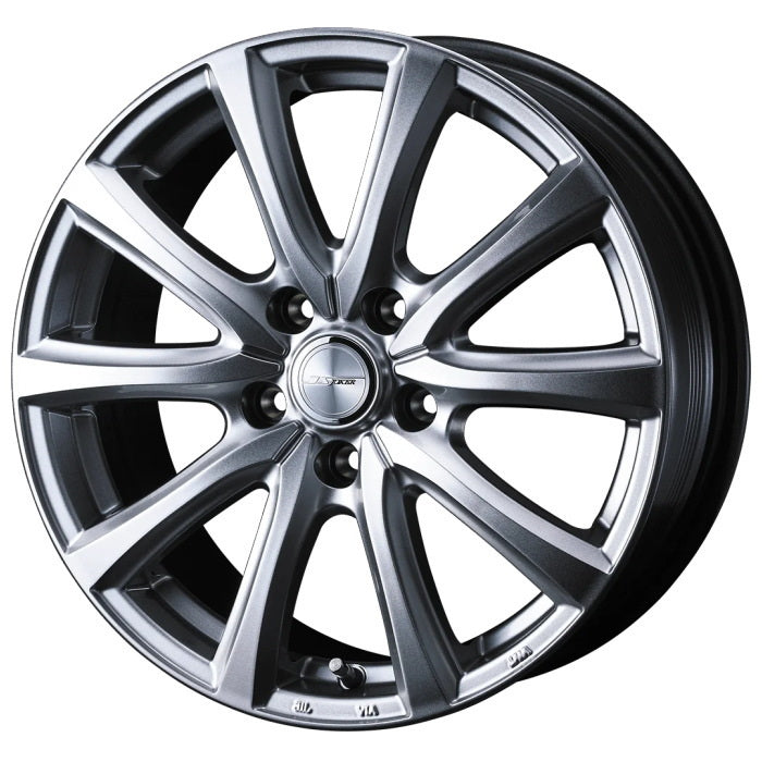 DUNLOP GRANDTREK AT5 OWL 205/70R15 96T JOKER SMASH Silver 15 inch 6J+53 5H-114.3 Summer Set of 4 [f1202506177]