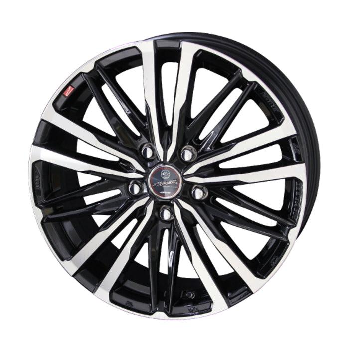 DUNLOP GRANDTREK AT5 OWL 205/70R15 96T SMACK CREST Sapphire Black Polish 15 inch 5.5J+45 5H-114.3 Summer Set of 4 [f1202511006]