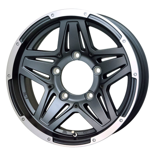 DUNLOP GRANDTREK PT5 215/70R15 98H MADCROSS JB-01 Ash Gray/Rim Polish 15 inch 6J+0 5H-139.7 Summer Set of 4 [l1202503442]