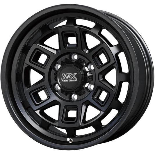 DUNLOP GRANDTREK PT3 205/70R15 96H MADCROSS AEVER Matte Black 15 Inch 6J+33 6H-139.7 Summer Set of 4 [q1202513364]