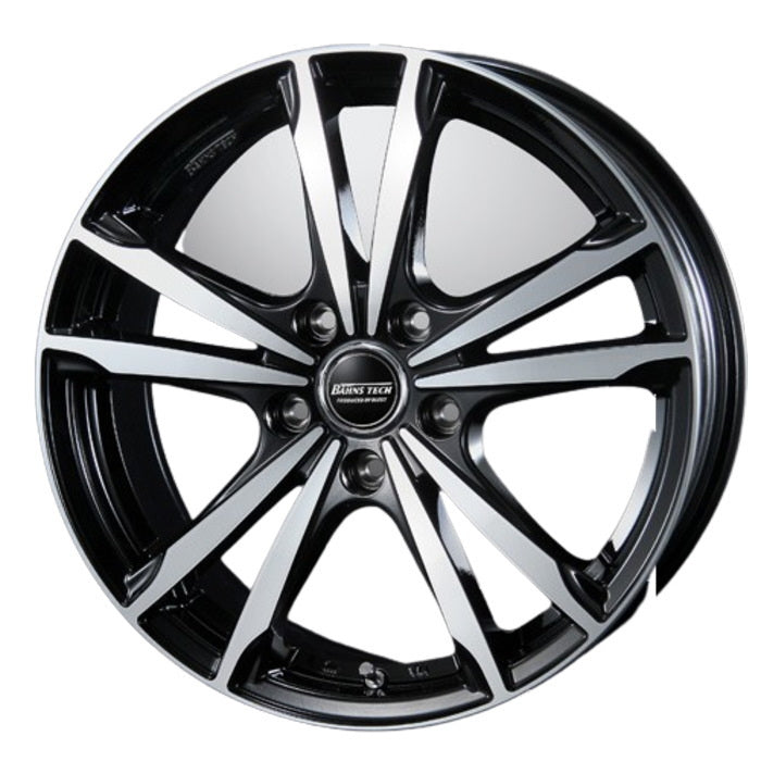 DUNLOP GRANDTREK PT3 205/70R15 96H Bahns Tech Jizelis FVP Black Polish 15 Inch 6J+53 5H-114.3 Summer Set of 4 [g1202514338]