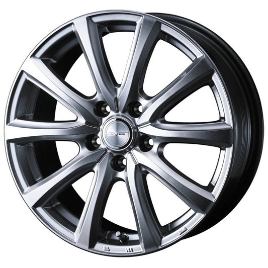 DUNLOP GRANDTREK AT5 OWL 205/70R15 96T JOKER SMASH Silver 15 inch 6J+43 5H-100 Summer Set of 4 [c1202505687]