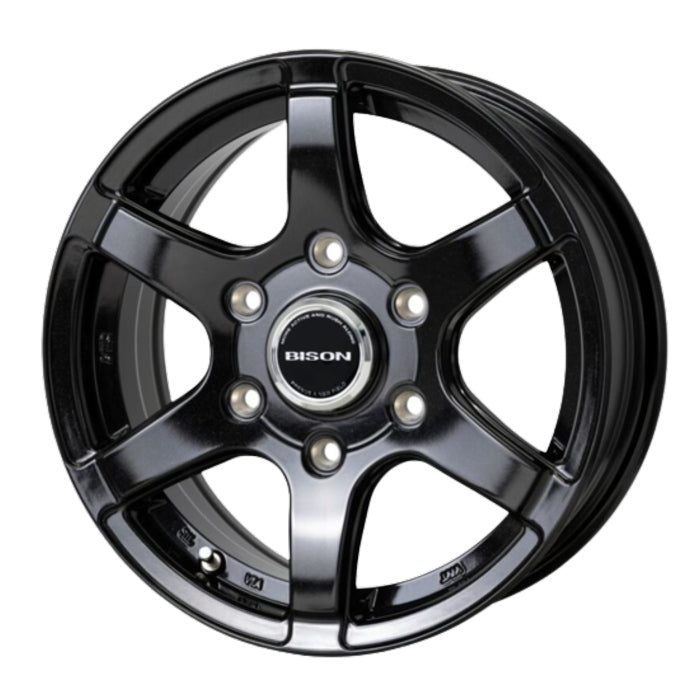 DUNLOP GRANDTREK PT5 215/70R15 98H BISON BN-04 Metallic Black 15 inch 6J+44 6H-139.7 Summer Set of 4 [n1202501136]