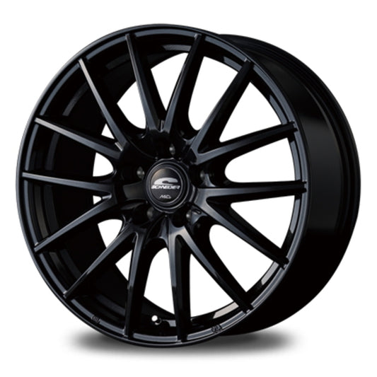 DUNLOP GRANDTREK AT5 BL 215/70R16 100T SCHNEIDER SQ27 Metallic Black 16 inch 6.5J+38 5H-114.3 Summer Set of 4 [q1202534557]