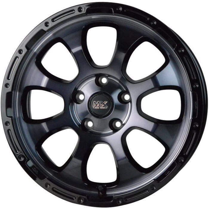 DUNLOP GRANDTREK PT5 215/65R16 98H MADCROSS GRACE Black Clear/Rim Black 16 inch 7J+38 5H-114.3 Summer Set of 4 [m1202525621]
