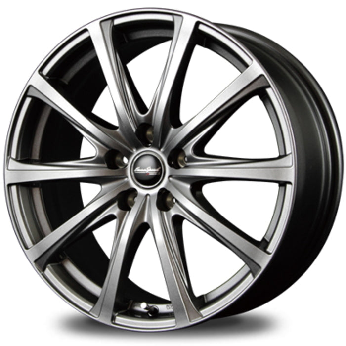 DUNLOP GRANDTREK PT5 215/65R16 98H EUROSPEED V25 Metallic Gray 16 inch 6.5J+38 5H-114.3 Summer Set of 4 [r1202521268]